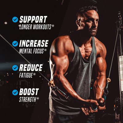 Outwork Nutrition Pre Workout Powder for Men &amp; Women - Pre-Workout Supplements Without Creatine, Nootropic Preworkout with Citrulline Malate Beta Alanine Taurine Rhodiola Caffeine (Blue Raspberry)
