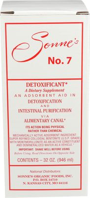 Sonne&#39;s Organic Foods - Sonne&#39;s No. 7 Detoxification, 32 fl oz Liquid