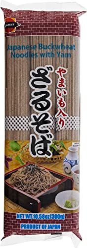 JFC Buckwheat Noodles, Japanese, Yamaimo Soba with Yam, 10.58-Ounce (Pack of 6)