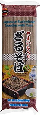 JFC Buckwheat Noodles, Japanese, Yamaimo Soba with Yam, 10.58-Ounce (Pack of 6)