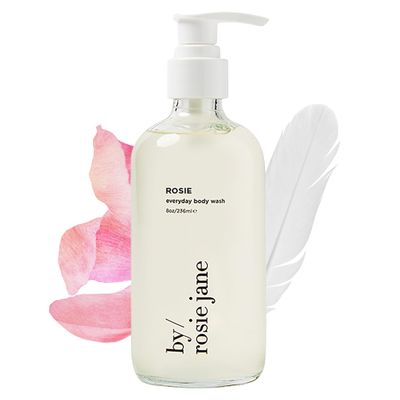 By Rosie Jane Everyday Body Wash (Rosie) - Hydrating Body Wash Made with Organic White Tea Extract &amp; Cocoa Extract - Repairs Skin Elasticity &amp; Collagen - Vegan &amp; Non-Toxic (8 Fl Oz)