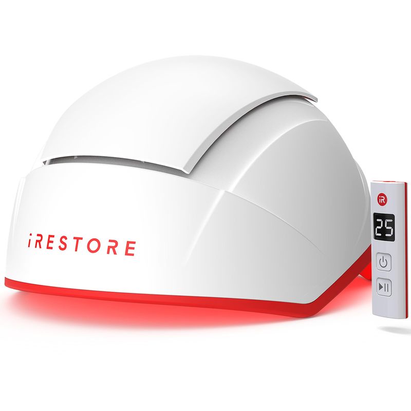 iRestore Professional Laser Red Light Therapy for Hair Growth System - FDA Cleared Hair Loss, Hair Thinning &amp; Alopecia Treatment for Men &amp; Women - Laser Cap for Hair Regrowth - 282 Lasers &amp; LEDs