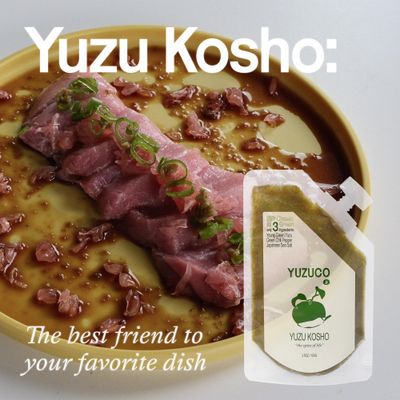 YUZUCO - Yuzu Kosho - 3.5oz (100g) - Loved by Chefs - Citrus, Salt and Spice - Classic Green - Made in Japan