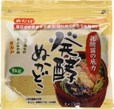 MITAKE Nukadoko 35.27oz(1000g) For Nukazuke Japanese Pickled Vegetables Fermented Rice Bran