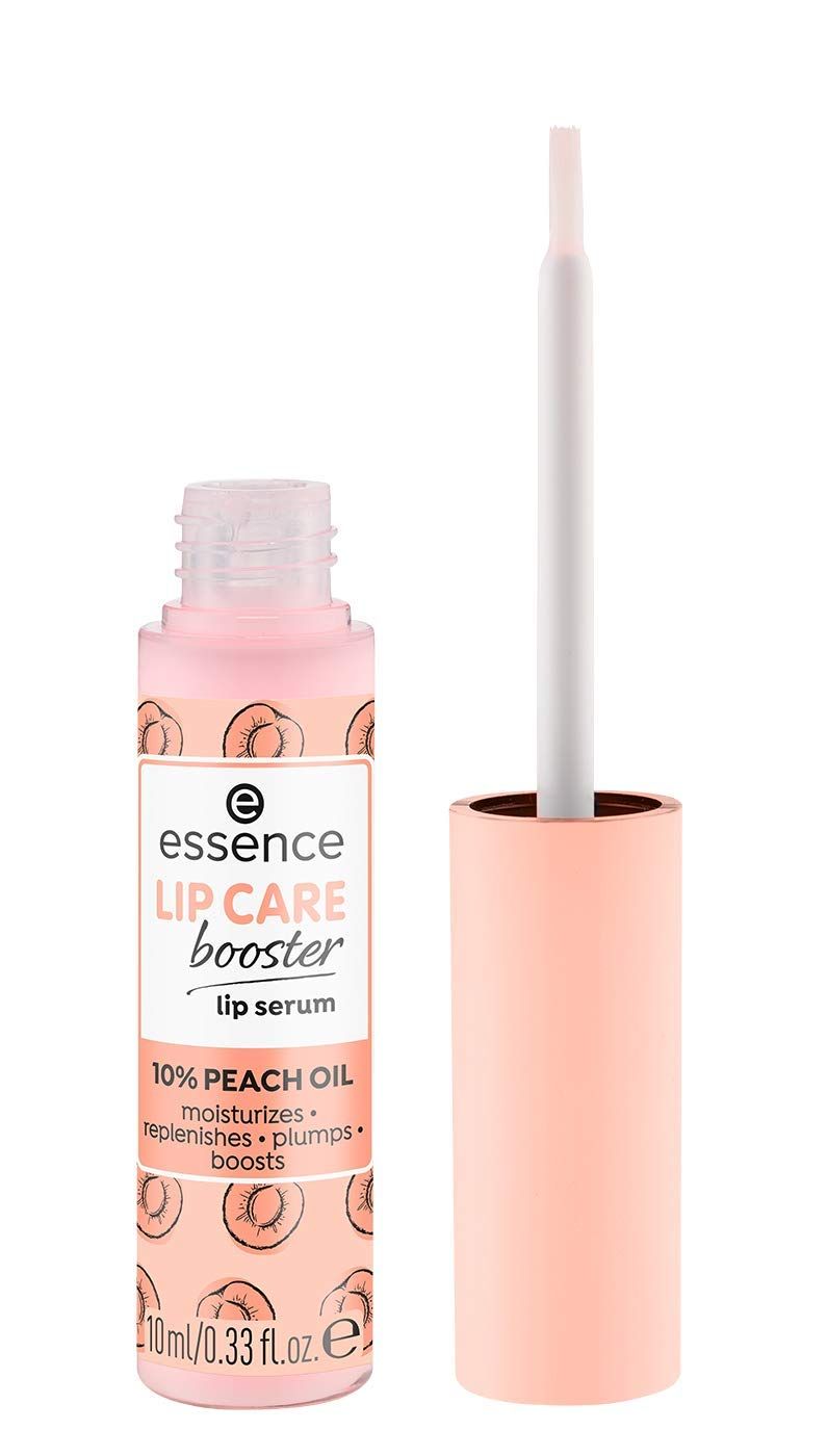 essence | Lip Care Booster Lip Serum | Moisturizing, Transparent Lip Balm with Peach Oil | Vegan &amp; Cruelty Free