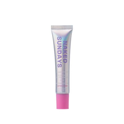 Naked Sundays PoutScreen SPF 50 Lip Balm - Hydrating Lip Treatment with Polyglutamic Acid for Moisture, Shine &amp; Sun Protection | Vegan, Non-Sticky, Conditioning, High-Gloss Finish