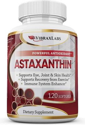 Astaxanthin 10mg Supplement/Best Pure Antioxidant from Microalgae, Helps Skin Care &amp; Eye, Arthritic Joints, Healthy Aging, Boosting Energy, 120 Non-GMO Softgels - Premium Astaxanthin Supplements