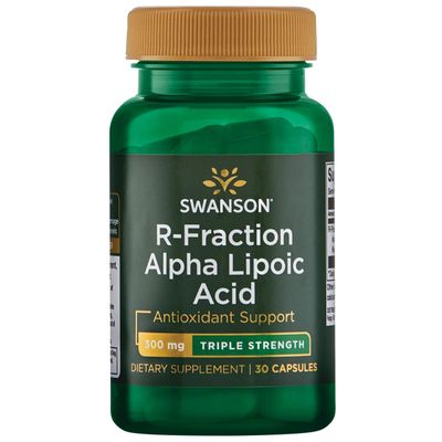 Swanson Triple Strength R-Fraction Alpha Lipoic Acid - Promotes Healthy Blood Pressure &amp; Delivers Essential Nutrients - (30 Capsules, 300mg Each)