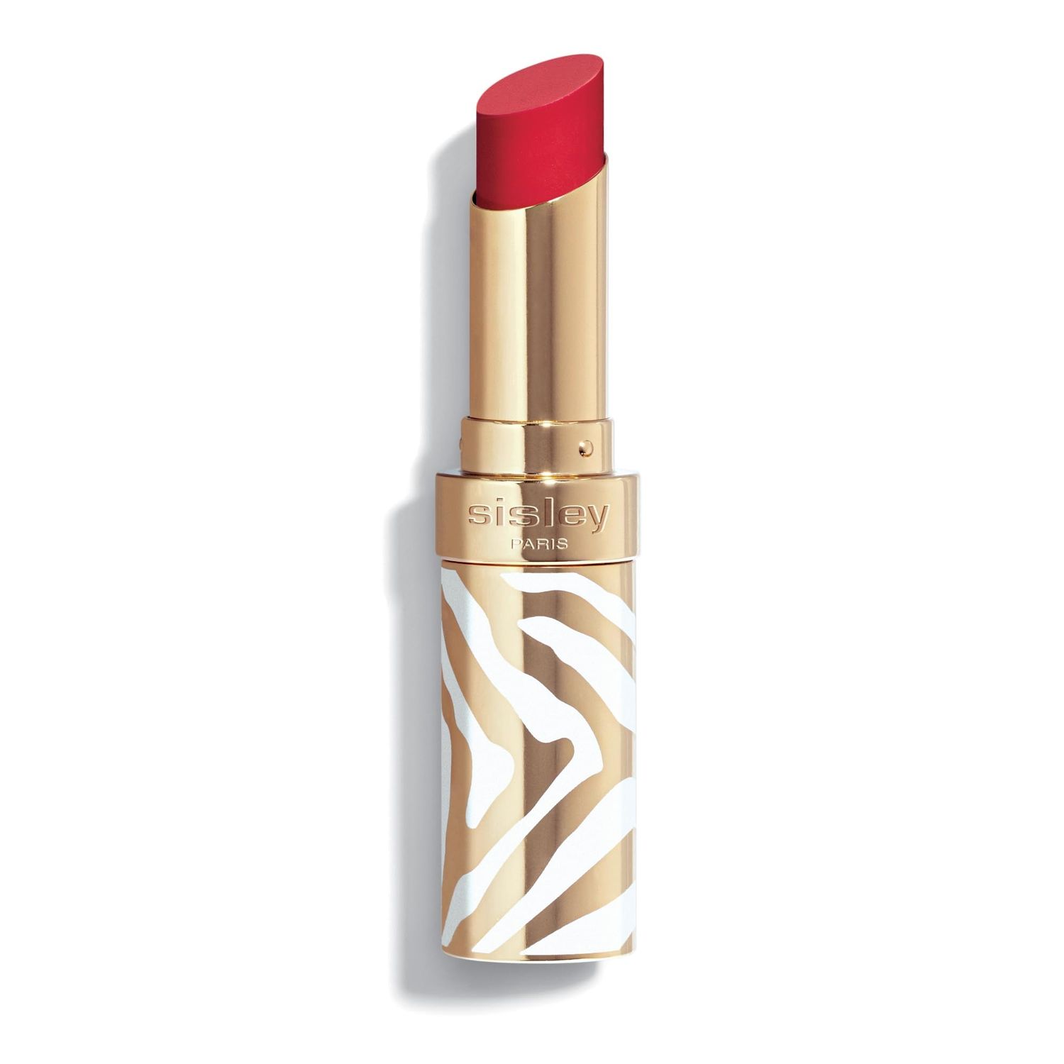 Sisley Paris Phyto-Rouge Shine, 41 Sheer Red Love - Hydrating Shine Lipstick - Plumps &amp; Smooths Lips - Sheer Color, Rich Texture, Intense Shiny Finish