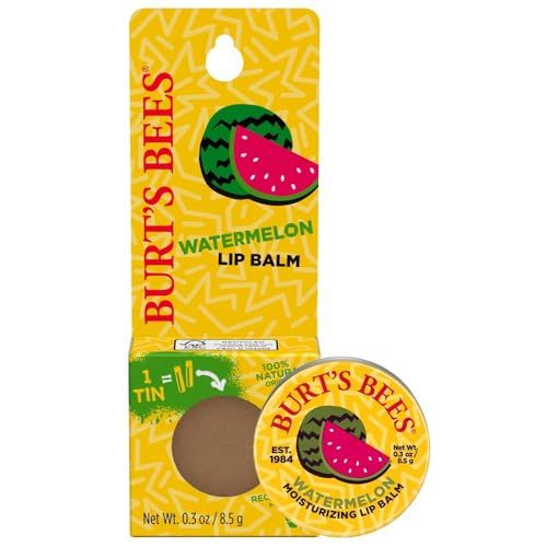 Burt&#39;s Bees Tin Lip Balm - Watermelon - 0.3oz