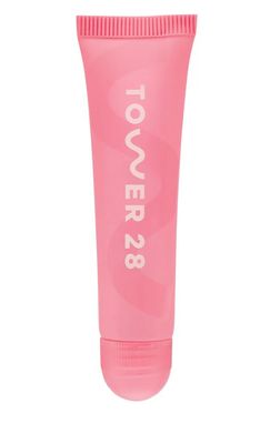 Tower Two Eight Lipsoftie hydrating Lip Treatment Balm, Hydrating Formula with Shea Butter and Jojoba Oil, Non-Sticky Watermelon Kiwi - sheer baby pink