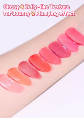 COLORGRAM Juicy Drop Tint 03 Litchi Luster | Juicy Lip Gloss, Glowing Lip Stain with Fruity Colors, Buildable &amp; Blendable, Highly Pigmented