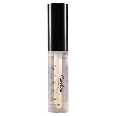 Carolina COSMETICS - Clear Quartz Lip Gloss with Sunflower Seed Oil - Hydrating, Vegan, Non-Sticky - With Cacao &amp; Grape Seed Oils - 5g/0.18oz