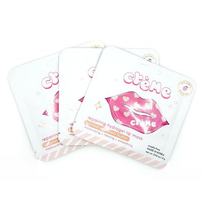 The Crme Shop Boba Bears Repairing Hydrogel Lip Mask, Lip Masks for Dry Lips, Hydrating Lip Mask, Vitamin E &amp; Shea Butter
