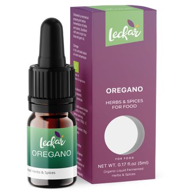 Leckar ulinary antioxidants (microbiome friendly, liquid fermented botanicals) (Oregano)