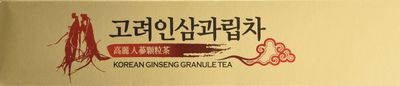 HEALTH TEA Korea Food Korean Ginseng Granule Tea 3g X 100T ??? ??