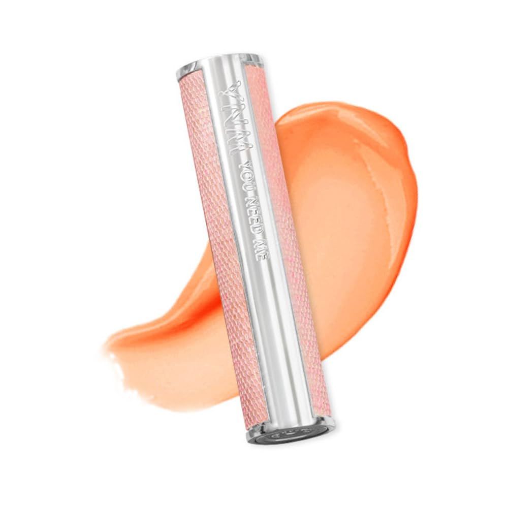 YNM Honey Lip Balm, Moisturizing Tinted Lip Balm, Sheer Color Chapstick, Infused with Manuka Honey and Squalane, Hydrating, Korean Skincare, Natural Finish, ORANGE RED, 0.1 Fl Oz