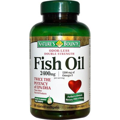 Nb Fish Oil 2400mg Oderle Size 90ct Nb Fish Oil 2400mg Double Strength Odorless Softgels 90ct