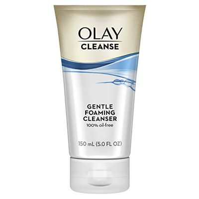 Olay Gentle Clean Foaming Face Cleanser for Sensitive Skin Tube, 5.0 oz