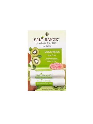 Salt Range Himalayan Pink Salt Lip Balm, Kiwi Fruit Moisturizing, 0.15 oz, 2-Count