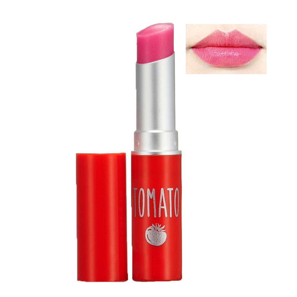 SKINFOOD Tomato Jelly Tint Lip (02 Berry Tomato) - Moisturizing Tinted Lip Balm with Tomato Extracts, Healthy Looking Long Lasting Natural Lip Makeup - Natural Tinted Lip Balm - Lip Balm with Color