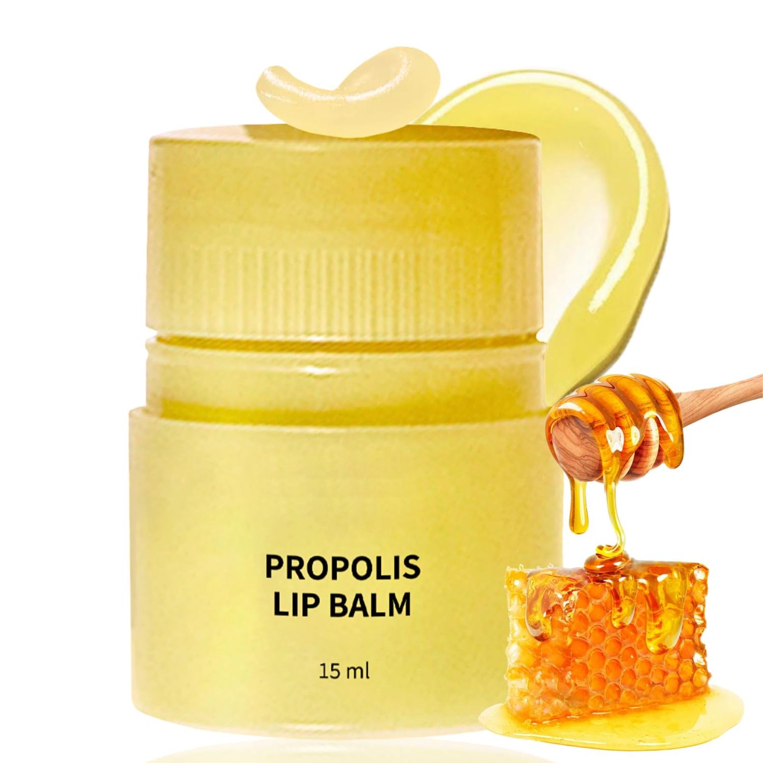 Honey Lip Butter - Lip Balm Hydrating - Lip Sleeping Mask - Nourishing Lip Moisturizer for Dry &amp; Cracked Lips,Reduce Lip Lines - Lip Mask Overnight - Daily Lip Products for Women,Teen Girls Gifts