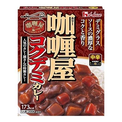 &quot;CURRY-YA&quot; Rich Demi Curry Medium Spicy 6.3oz 3pcs Japanese Retort Curry Ninjapo