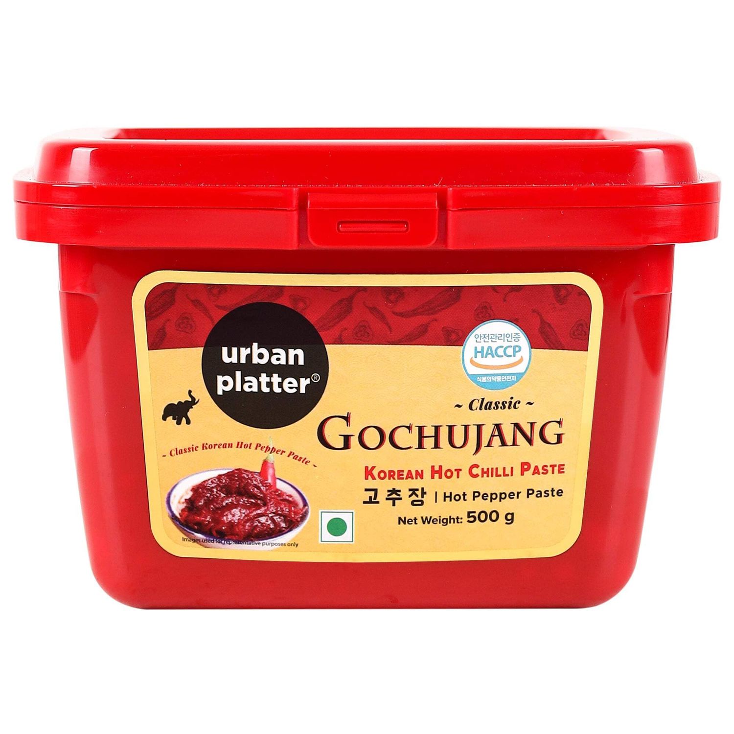 Urban Platter Gochujang Korean Hot Chili Paste | Authentic Fermented Hot chilli Pepper Paste | Bold Flavor for BBQ, Stir-Fry, Perfect Jang Sauce for tteokbokki, Dip, Marinades &amp; Korean Recipes | No...