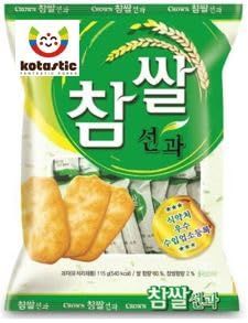 Kotastic Korean Rice Crackers Snack 115g 5Packs