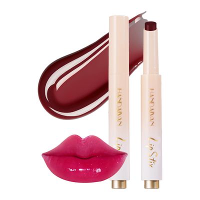YU KUI LX Lip Balm Click Slick, Honey Melting Lip Glow Oil, Moisturizing and Long-lasting Lip Plumper, Non Sticky Lipstick with Coconut Oil (07 Raspberry)