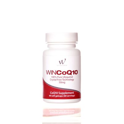 Win CoQ10 Pure Ubiquinol 50 Mg, 60 Servings