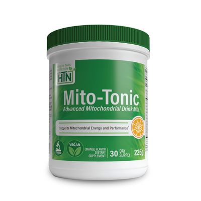 Health Thru Nutrition Mito-Tonic Advanced Mitochondrial Drink Mix | CoQ-10, PQQ, D-Ribose, L-Carnitine &amp; More | Cellular Energy &amp; Cardiac Function Support | Keto Friendly | Non-GMO (30 Servings)