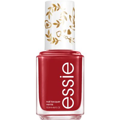 essie Nail Polish Limited Edition Valentine&#39;s Day Collection Red Nail Color With A Cream Finish fluid_ounces, Tug At The Harpstrings, 0.46 Ounce