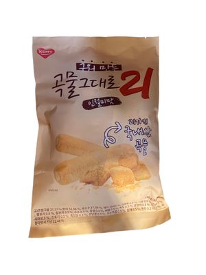 Kemy Grain Crispy Roll Injeolmi - Authentic Korean Rice Cake Flavor - 5.29 Oz (pack of 1)