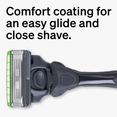 Schick Hydro Sensitive Razor Refills, 12ct | 5 Blade Razor for Men, Shaving Blades, 12 Refills
