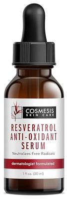 Resveratrol Anti-Oxidant Serum - Combat Aging with Antioxidants from Tea Polyphenols &amp; Resveratrol - 1 fl oz - Cosmesis