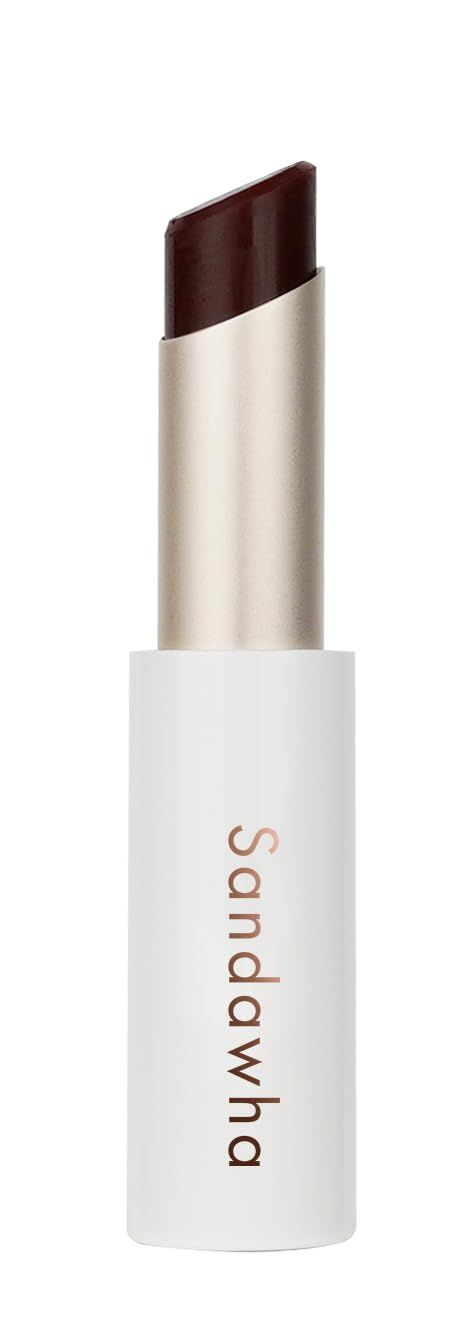 SanDaWha SKINCURE Floral Halo Lip Glow(Rose) - Korean Natural Tinted Lip Balm with Camellia &amp; Radish Extract, Hydrating Lip Care with Subtle, Everyday Color for Smooth &amp; Supple Lips, 3.4g