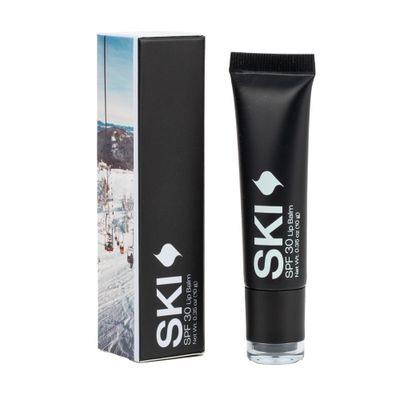 SnappyScreen SNAP Wellness Everyday Lip Balm SPF 30 - UVA/UVB Broad-Spectrum Alcohol-Free Sun Protection &amp; Moisturizer with Vitamin E, Sweat &amp; Water Resistant Sun Skin Care - Scent: Ski