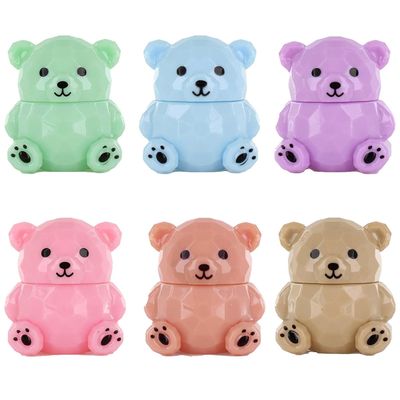 Glam Lux Bundle Teddy Bear Fruity Lip Balm Set, 6 Flavors, Twistable,Smoother Lips Set of 6 Moisturizing Nourishing &amp; Hydrating For Dry Chapped Lips For Women, Girls &amp; Tweens Beary Best