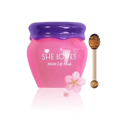 Cherry blossom Lip Sleeping Mask, Fade Lip Lines Lip Balm, Hydrating &amp;Prevention Dry and Crack Lip Scrubs Exfoliator &amp; Moisturizer, Lip Repair lip exfoliator lip moisturizer(sakura for night use