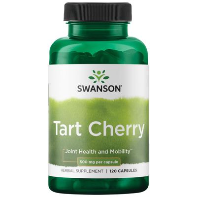 Swanson Tart Cherry Joint Health Support Antioxidant Support 500 Milligrams 120 Capsules
