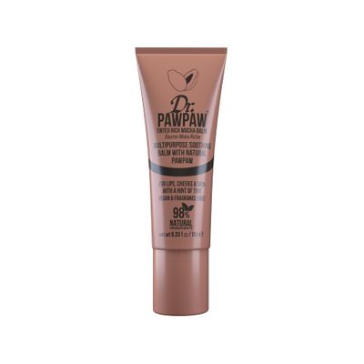 Dr. PawPaw Multipurpose Tinted - Lip Moisturizer with Buildable Color - Natural Tinted Lip Balm - Lip Balm for Sensitive Skin - Rich Mocha - 0.33 oz