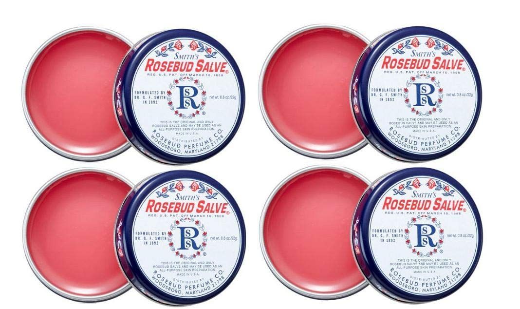 Smith&#39;s Rosebud Salve Tin .8 oz (Pack of 4)