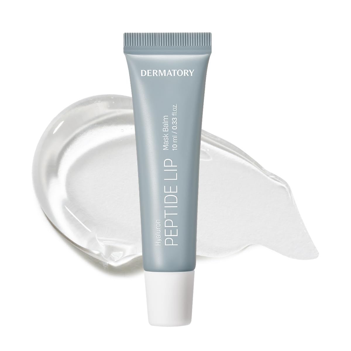 DERMATORY Hyalluron Peptide Volume Lip Mask Balm - Hydrating &amp; Moisturizing Lip Mask for Day &amp; Night Care (10ml)
