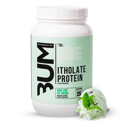 RAW Whey Isolate Protein Powder, Mint Chip Ice Cream (CBUM Itholate Protein) - 100 Grass-Fed Sports Nutrition Powder for Muscle Growth &amp; Recovery - Low-Fat, Low Carb, Naturally Flavored - 25 Servings