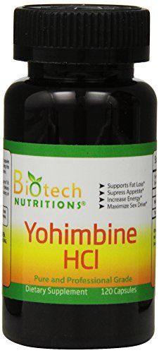 Biotech Nutritions Yohimbine HCl Dietary Supplement, 120 Count