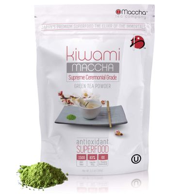 iMaccha Ceremonial Grade Matcha Powder - First Harvest - Bulk (3.5 oz) - Authentic Japanese Green Tea - Kiwami