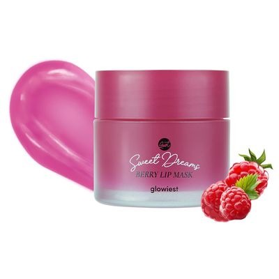 glowiest Sweet Dreams Overnight Lip Mask- Nourishing, Plumping and Hydrating Lip Balm | glowiest Sweet Dreams Lip Sleeping Mask | Hyaluronic AcidsVitamin CShea ButterAntioxidants l Berry - 0.7 oz.