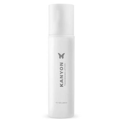 Kanyon Thickening Lotion 6.7 Oz for Thicker Fuller Hair - Style Curl Retention - Volume Root Booster - Heat Protection - Anti-Frizz - Hair Conditioning - Vegan - USA Made