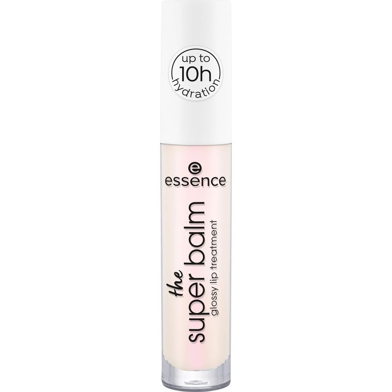essence | The Super Balm Glossy Lip Treatment | 10 Hour Hydrating Lip Balm for Glossy Finish with Shea Butter &amp; Vitamin E | Vegan &amp; Cruelty Free